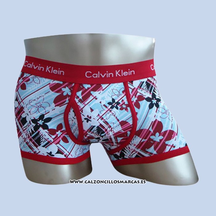 Boxer Calvin Klein Hombre 365 Prints Colors Rojo02